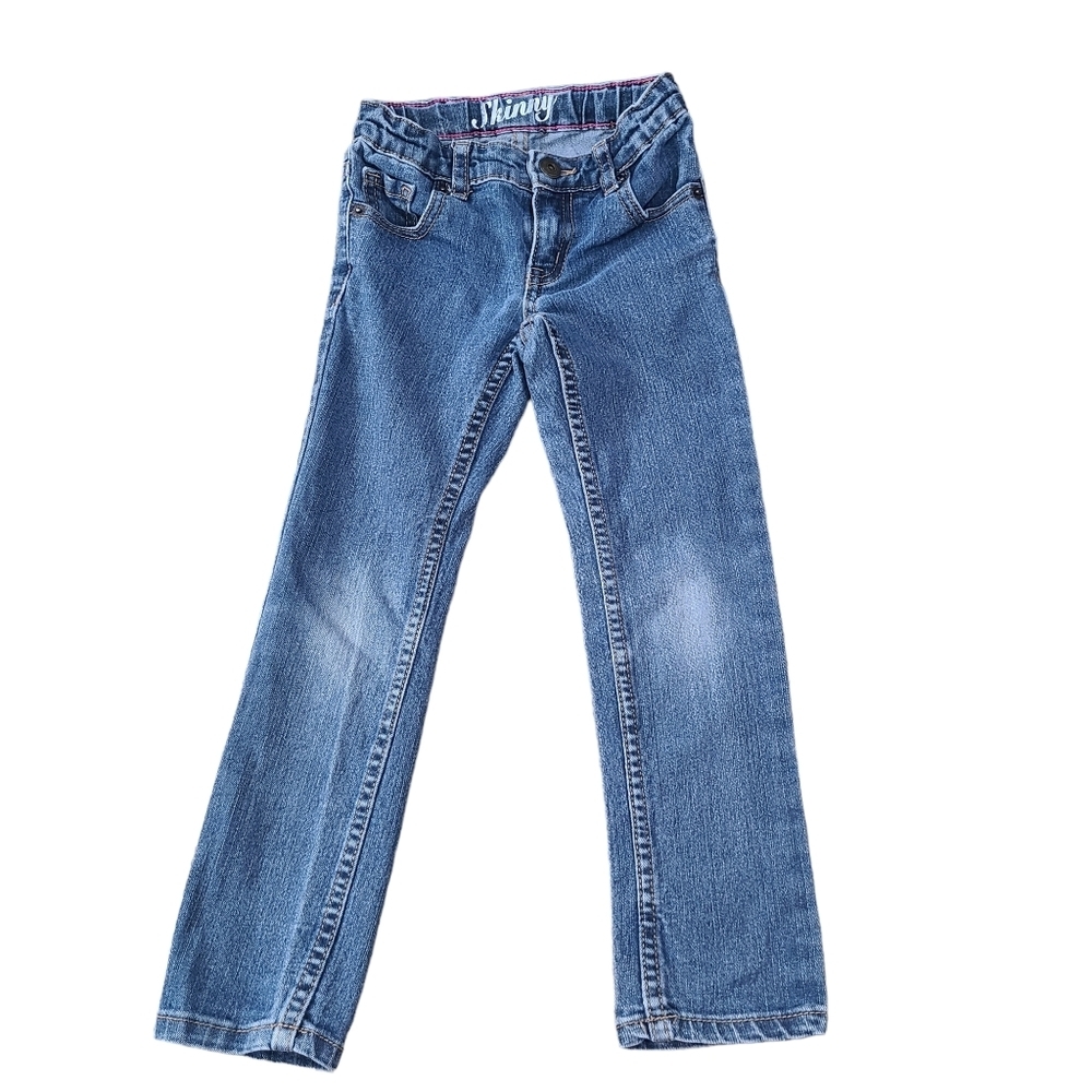 Crazy 8 Girls Size 5 Adjustable Waist Skinny Denim Jeans